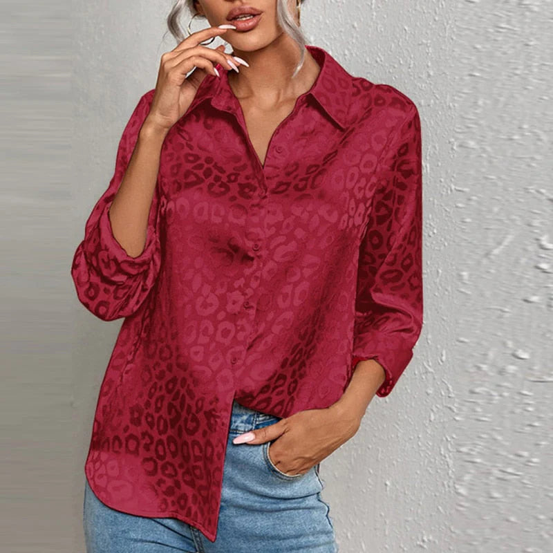Mathilde - Elegant langermet bluse med flatterende passform og klassisk stil