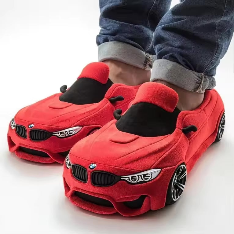 GearDrive - Tøfler med sklisikker såle og bilinspirert design