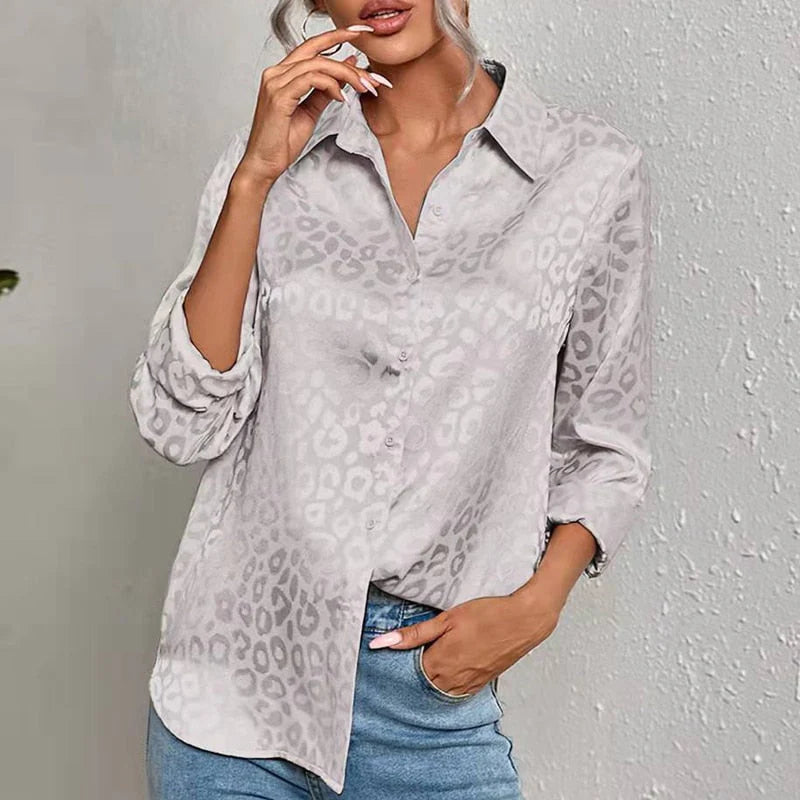 Mathilde - Elegant langermet bluse med flatterende passform og klassisk stil