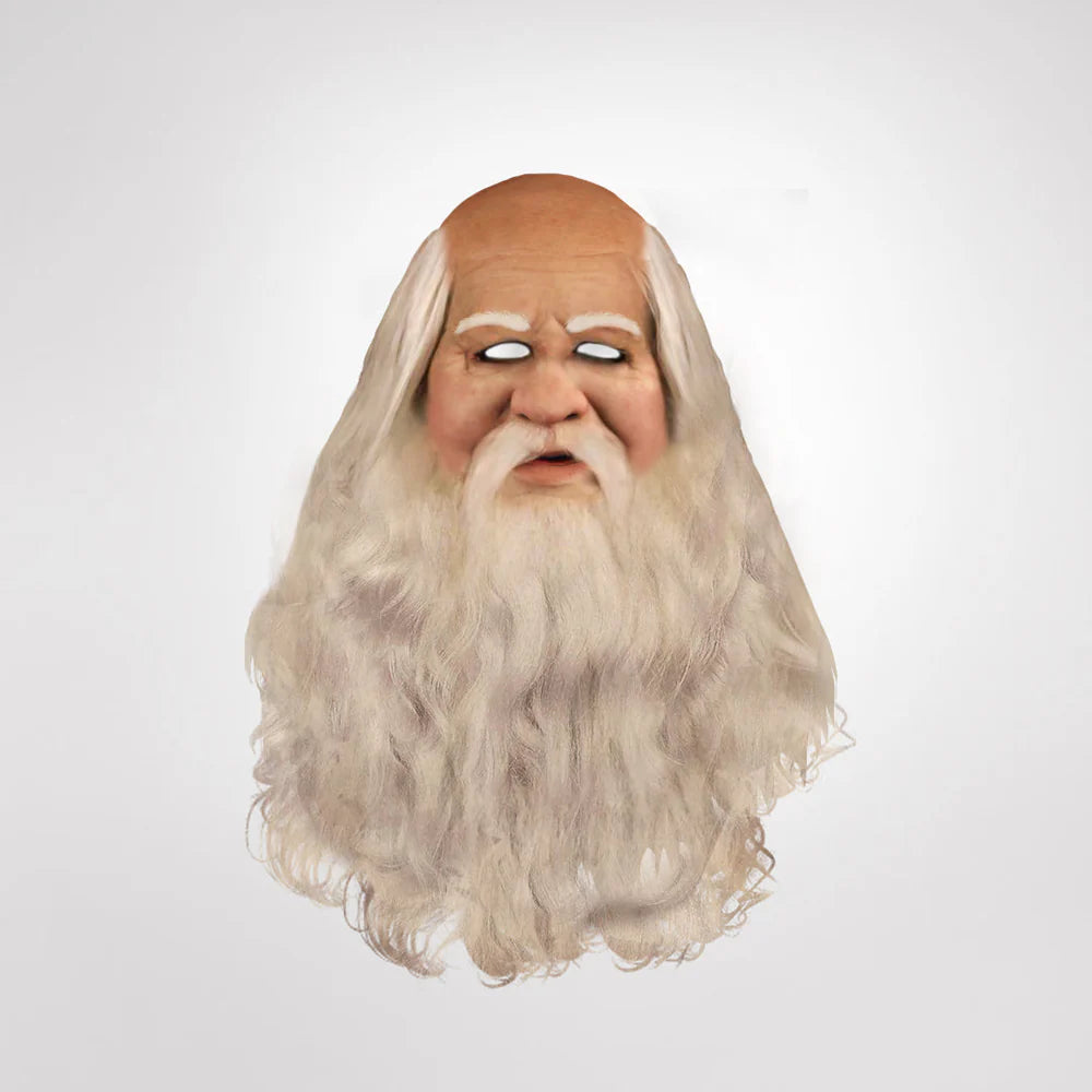 Realistisk Santa Claus maske - Perfekt for å skape et gledelig juleutseende