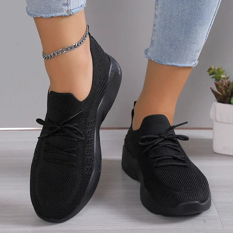 Sophia – Trendy sneakers med snøring og avslappet passform