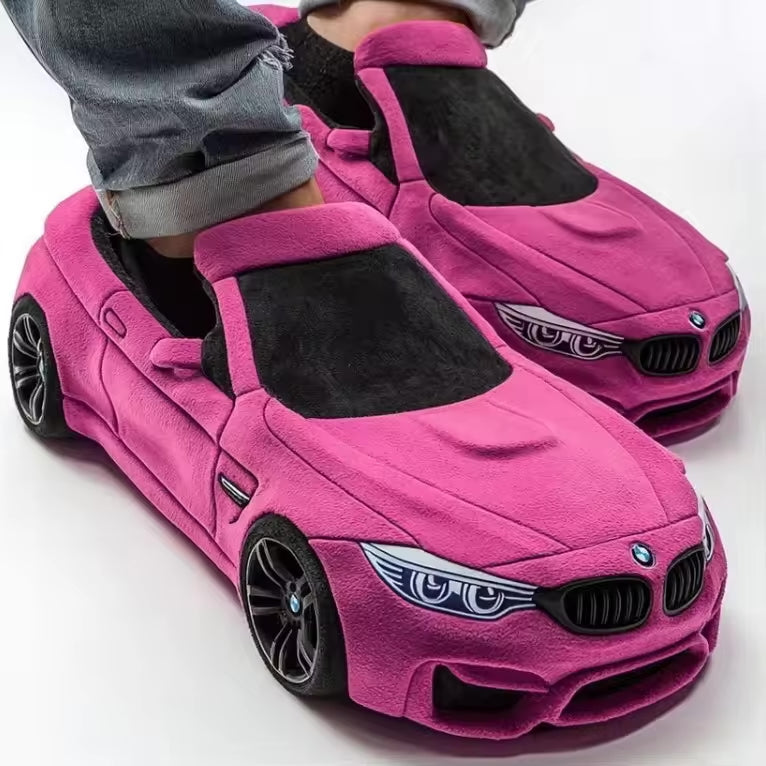 GearDrive - Tøfler med sklisikker såle og bilinspirert design