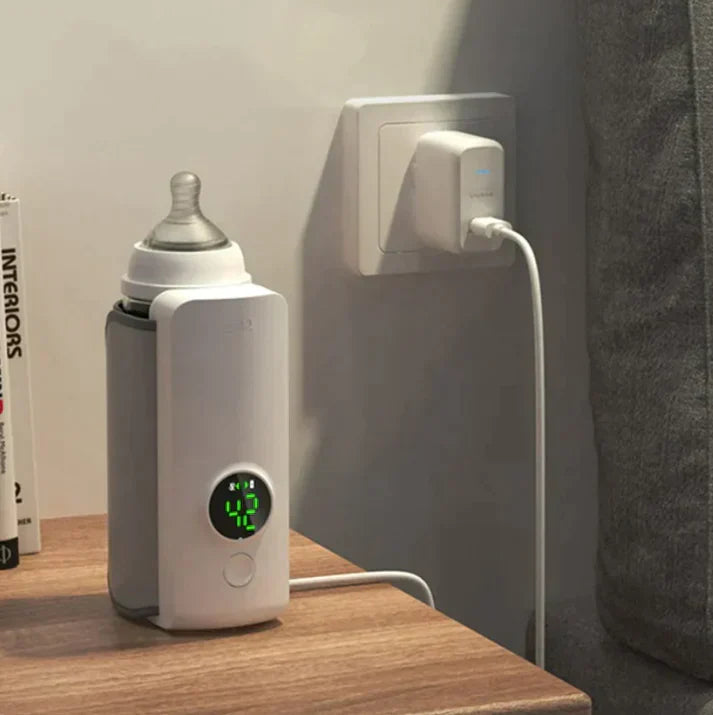 QuickWarm - Oppladbar babyflaskevarmer med 4-lags design