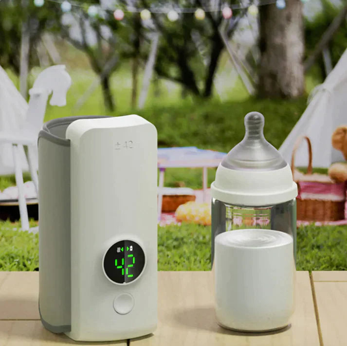 QuickWarm - Oppladbar babyflaskevarmer med 4-lags design