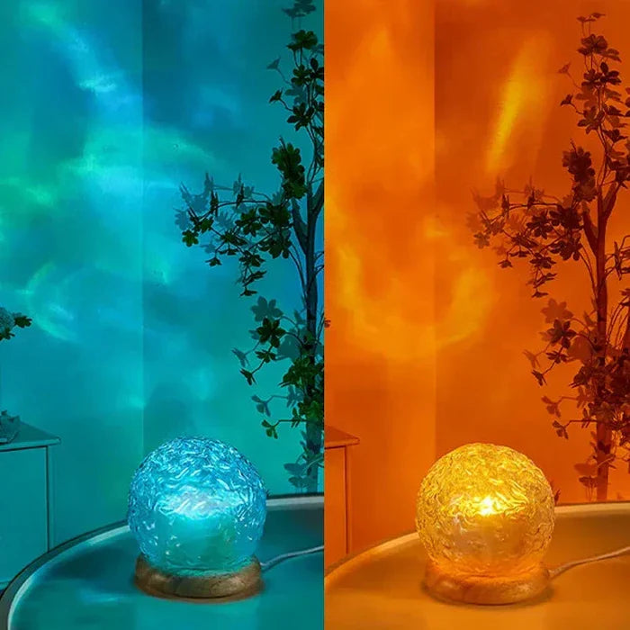 AquaDream - Vannbølger projektorlampe for en rolig atmosfære