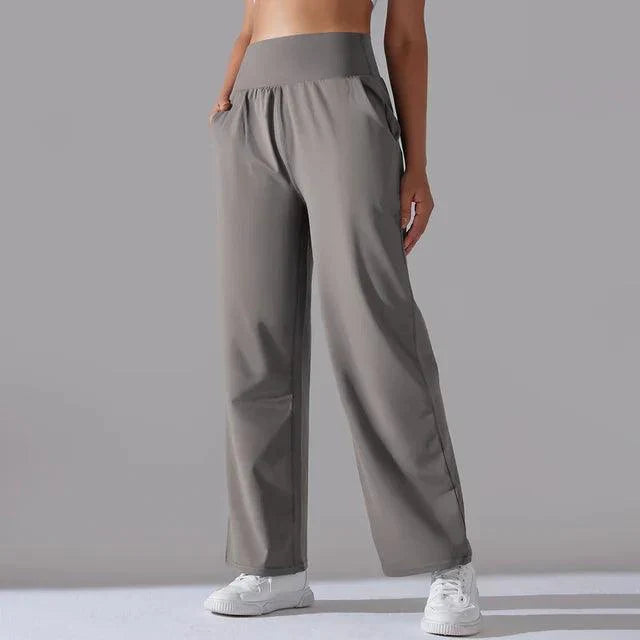 Maya - Stilige yogabukser med høy midje og vide ben for optimal komfort