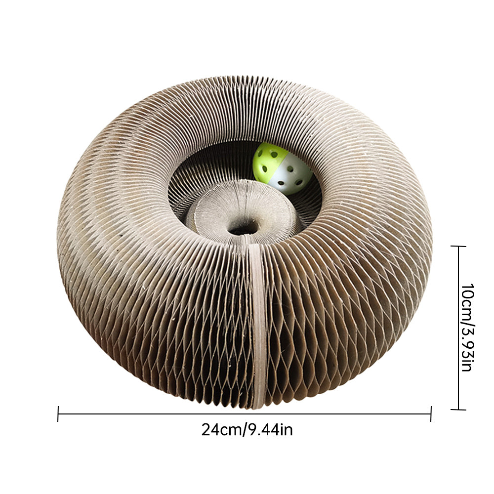 Toby - interaktivt katteleketøy med kløbar og skjult ballfunksjon