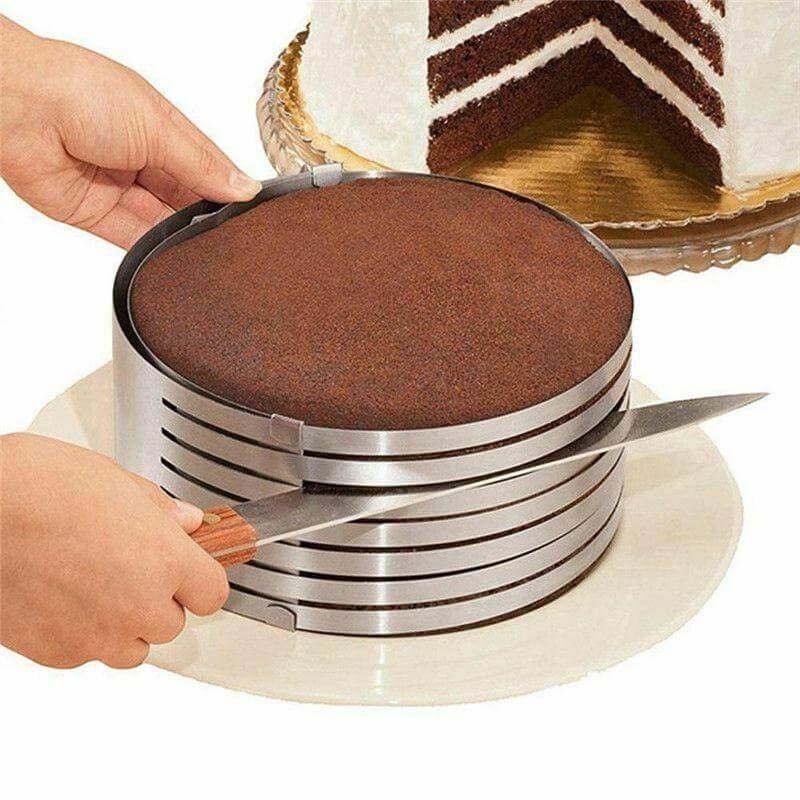BakePro – Justerbar Rustfritt Stål Kake og Kjeksutstikker med Flerlagsdesign