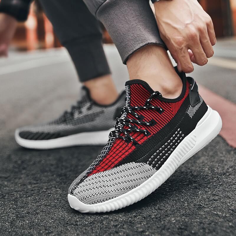 FlexStep - uformelle lette og pustende joggesko med sklisikker yttersåle