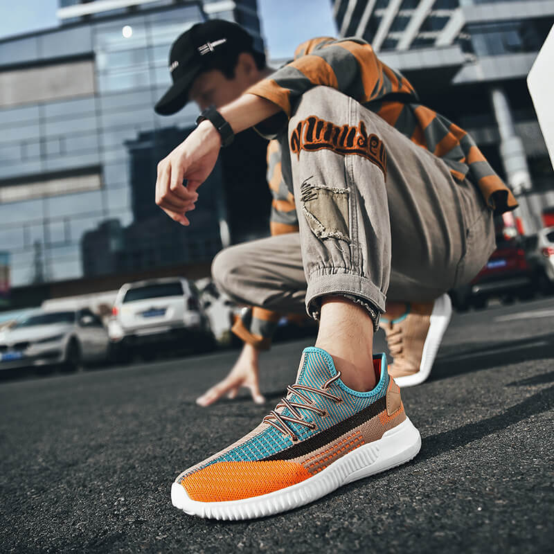 FlexStep - uformelle lette og pustende joggesko med sklisikker yttersåle