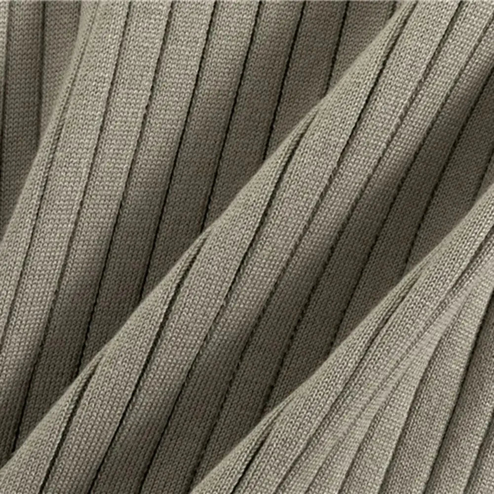 Amelia - Koselig 3-delt strikkesett med cardigan, rullehalsgenser og strikkebukse