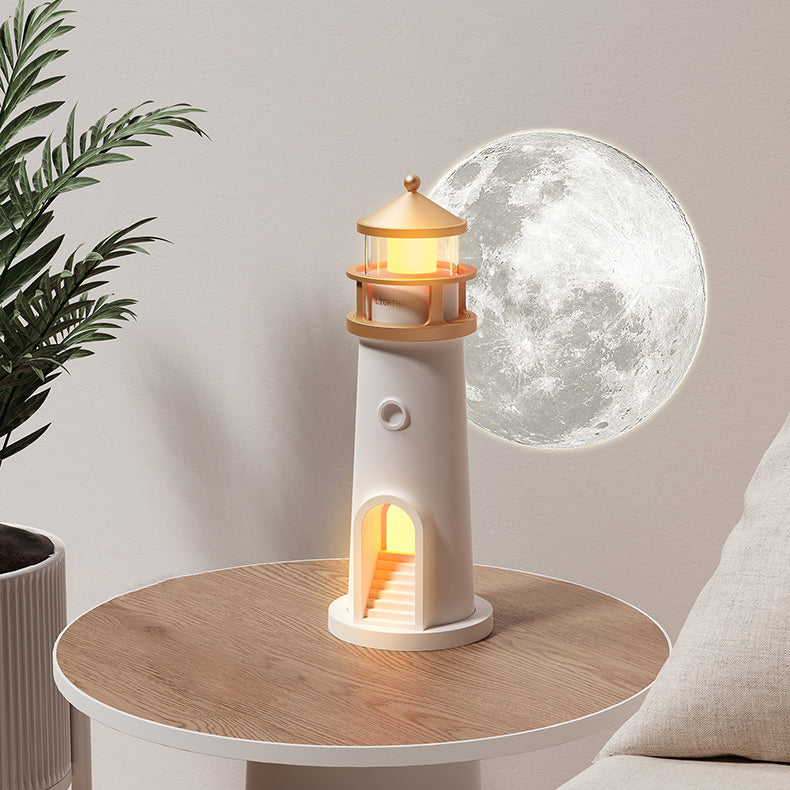 WaveTone - Bluetooth høyttalerlampe med måneprojeksjon og nattlys