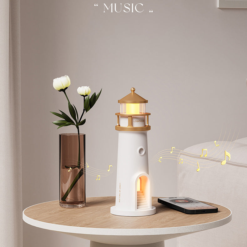 WaveTone - Bluetooth høyttalerlampe med måneprojeksjon og nattlys