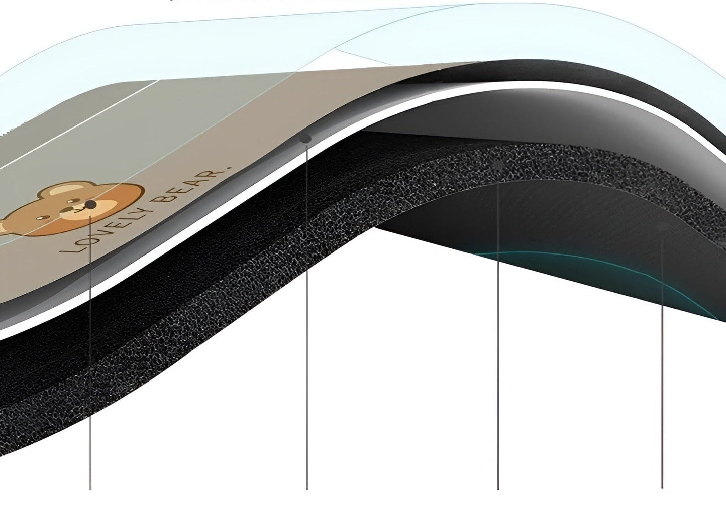 ComfortPlus - Sklisikker kjøkkenmatte med rengjøringsvennlig overflate