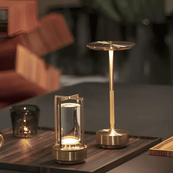 GlowBeam - trådløs oppladbar LED-bordlampe med et moderne preg