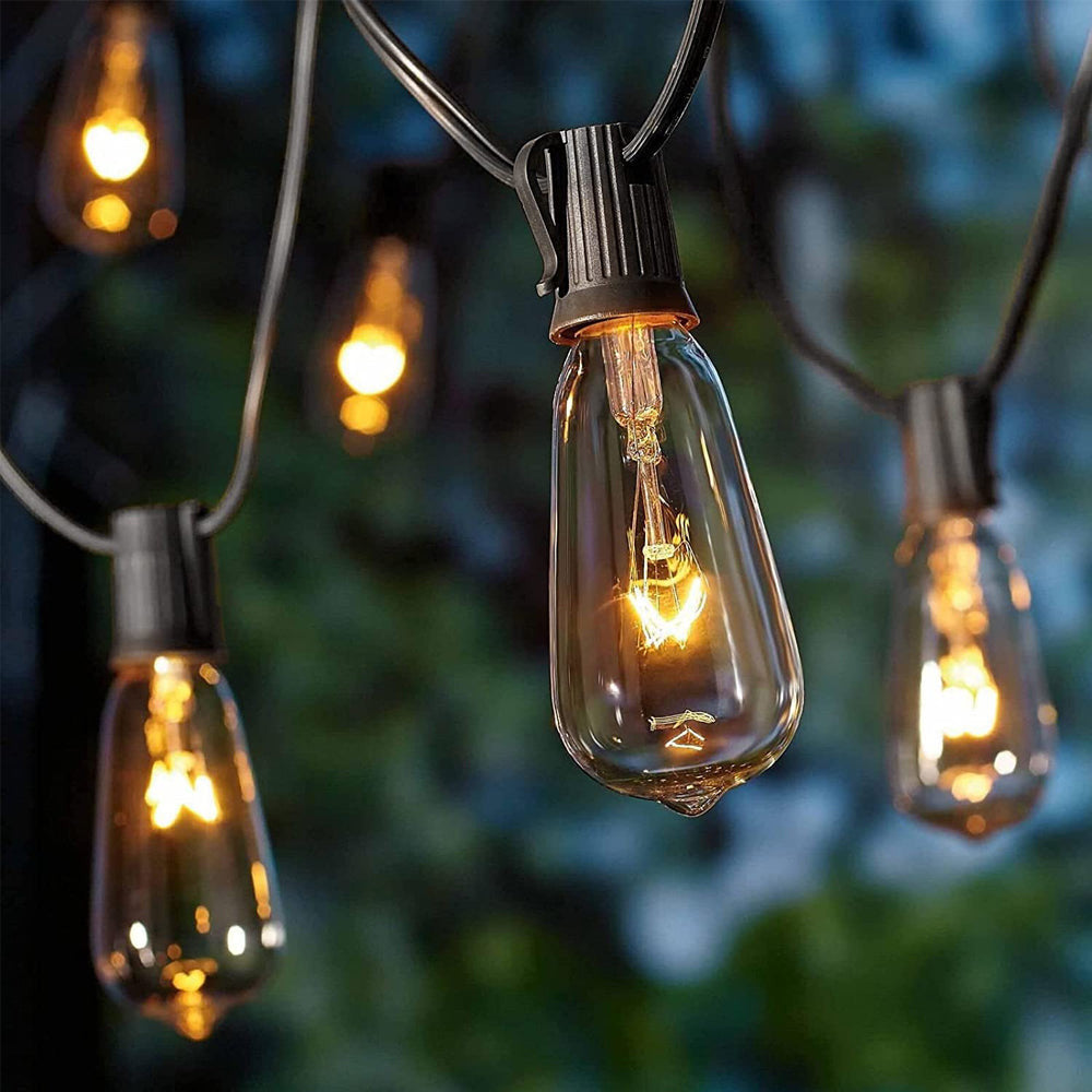 RadiLux - Vintage utendørs LED-strengbelysning for koselig atmosfære