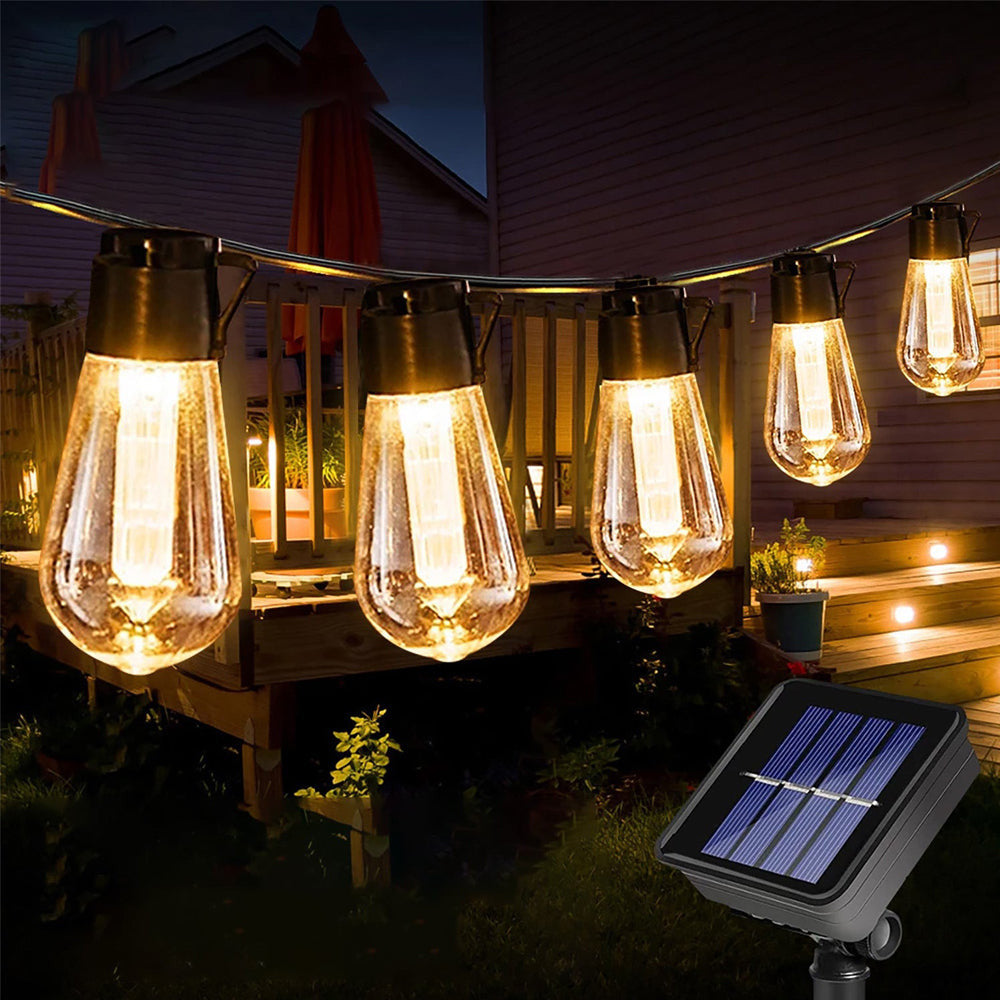 RadiLux - Vintage utendørs LED-strengbelysning for koselig atmosfære