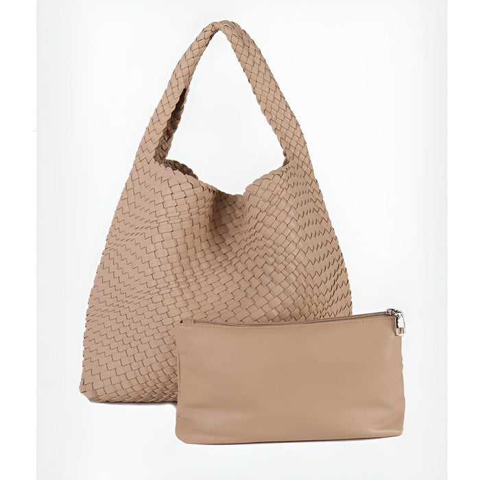 Laura - Stilig håndvevd skulderveske med romslig design