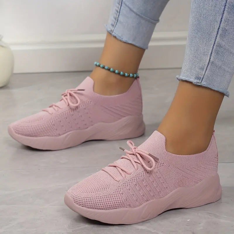 Sophia – Trendy sneakers med snøring og avslappet passform