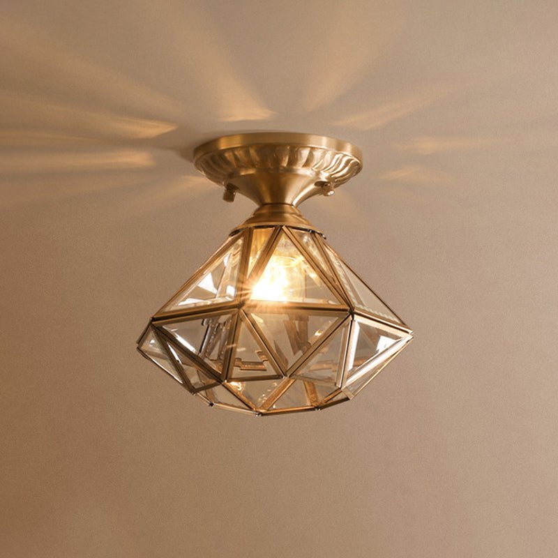 LumaNest - Taklampe med transparent stjerneformet design og myk, varm LED-belysning