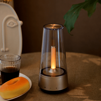 LumiAura - Romantisk LED-lampe i stearinlysstil som kan dimmes