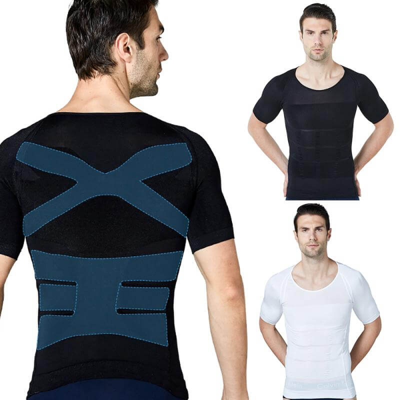 Logan - kompresjons body shaper som umiddelbart slanker bryst, midje og mage