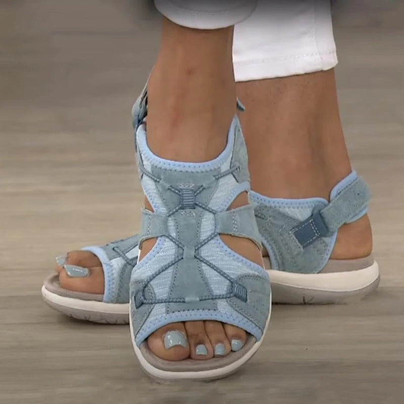 Emma - Stilfulle og komfortable sandaler med åpen tå for bruk hele dagen