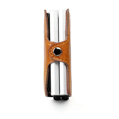 VaultShield – RFID-Blokkerende Lommebok med Doble Popup-Kortholdere