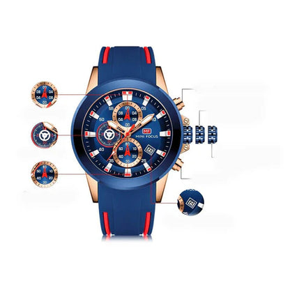 EnduraTime - Sportskronografklokke med slitesterk reim