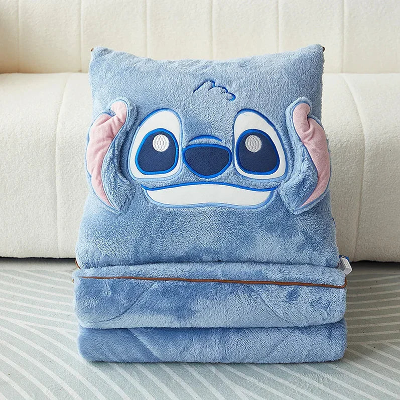 CozyNest – Komfort Plysj Pledd og Putesett med Leken Design