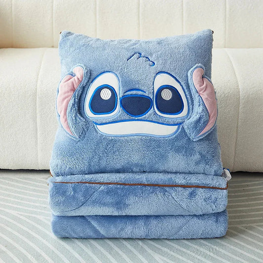 CozyNest – Komfort Plysj Pledd og Putesett med Leken Design