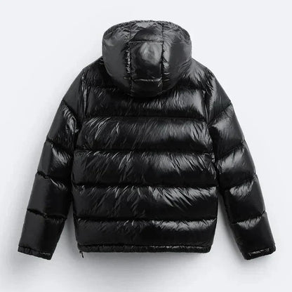 Robert - Pufferjakke med vanntett beskyttelse og bred hettedesign