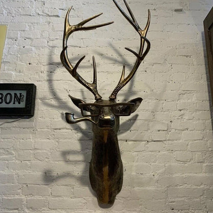 AnimalCraft - Håndlaget Dyrehode Skulptur i Harpiks for Unik Dekorasjon