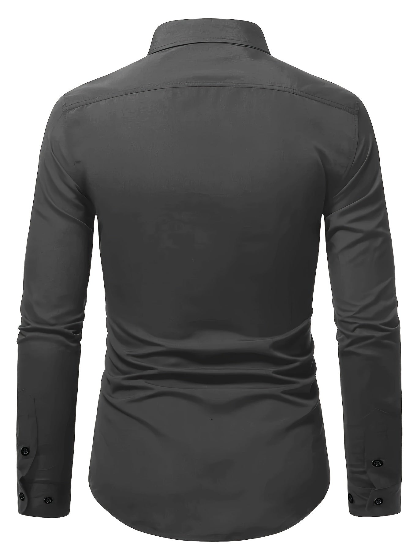 Adrian - Slim Fit-skjorte med knappelukking