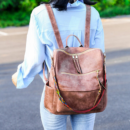 NovaLuxe – Sikker Glidelåslukking Ryggsekk med Dobbel Skulderstropp