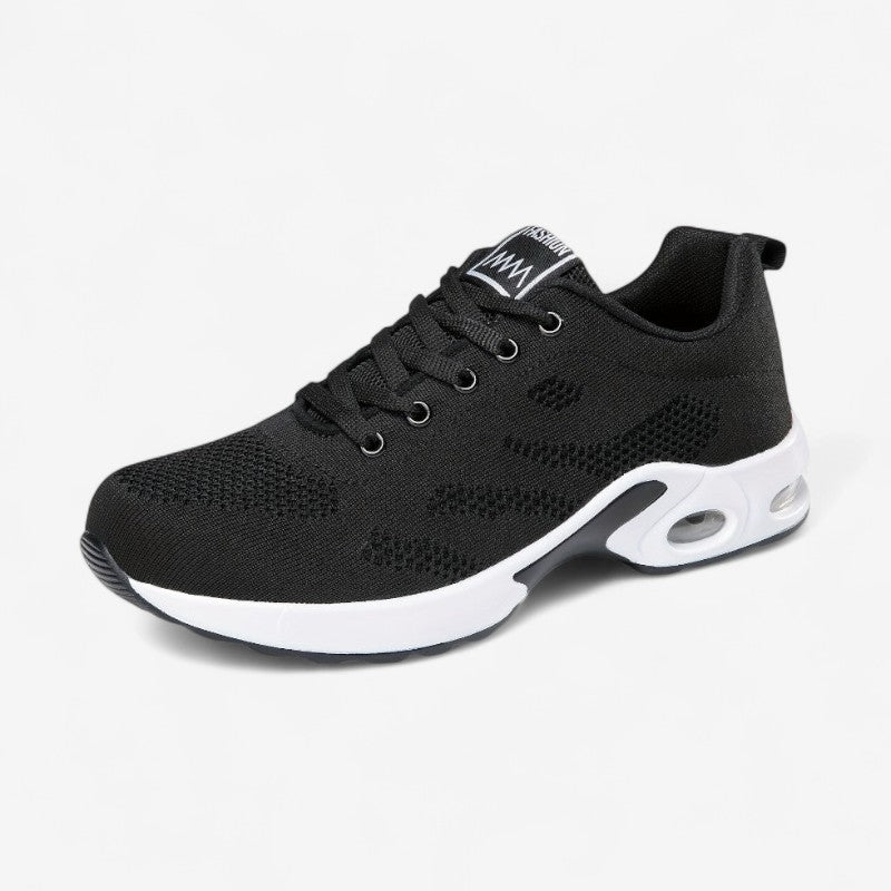 Maren – Rund Tå Snøresko med Pustende Design