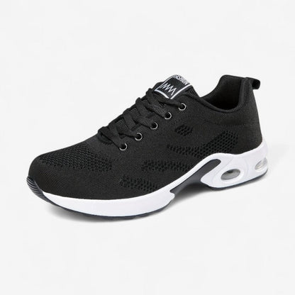 Maren – Rund Tå Snøresko med Pustende Design