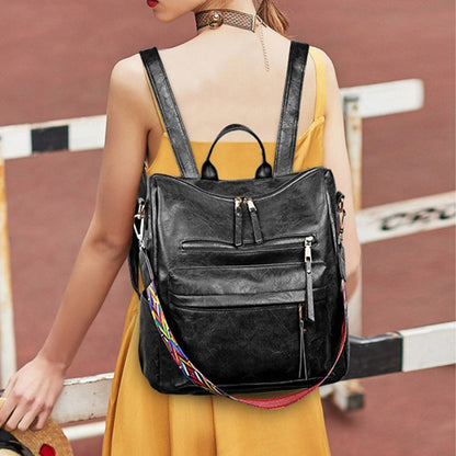 NovaLuxe – Sikker Glidelåslukking Ryggsekk med Dobbel Skulderstropp