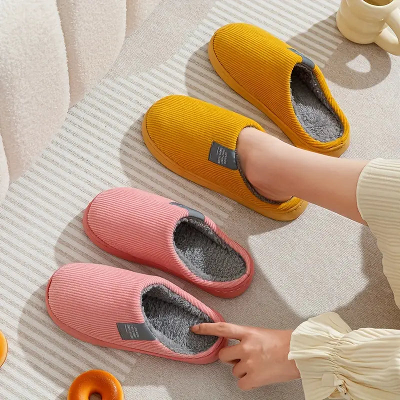 Solveig – Tøfler med flat hæl og rund tå