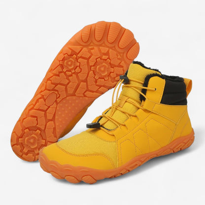 StepEase – Barfotstøvler med flat såle og rund tå