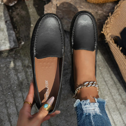 Mila - Slip on loafers med chunky yttersåle og sleek sømmer