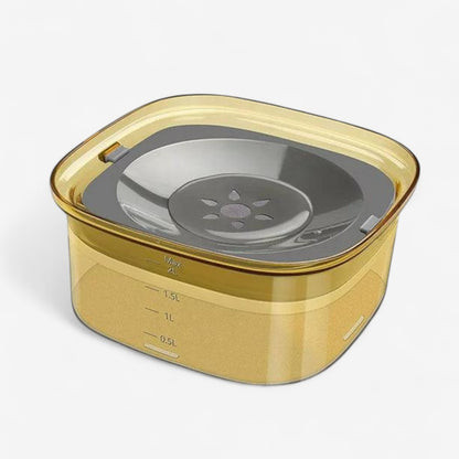 CleanPet – Vannskål til kjæledyr med lokk og avrundet design