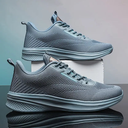 Christopher - Snøring joggesko med teksturert såle og reflekterende detaljer