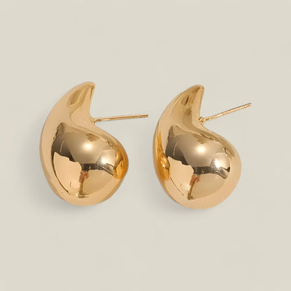 Mystique - Tidløse 14k gullbelagte øredobber med kunstneriske mosaikkdetaljer