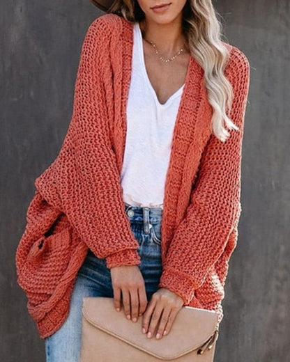 Juliette - Cardigan med åpen front og avslappet passform