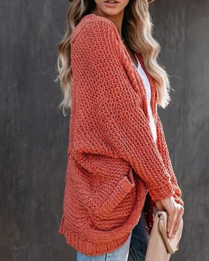 Juliette - Cardigan med åpen front og avslappet passform