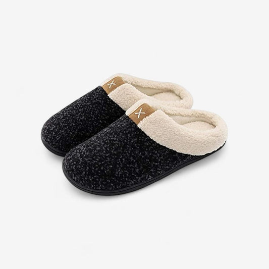CozyStep – Tøfler med Rund Tå og Slip-On Design