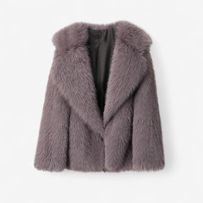 Ashley – Langermet kåpe med sidelommer og åpen front