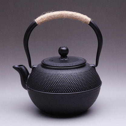 KotoCraft - Japansk Stil Svart Jernkanne med Håndtak