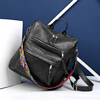 NovaLuxe – Sikker Glidelåslukking Ryggsekk med Dobbel Skulderstropp